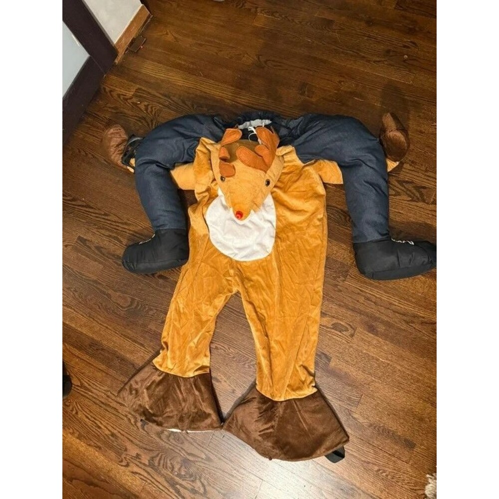 Lift Me Walking Reindeer Carrying Costume unisex